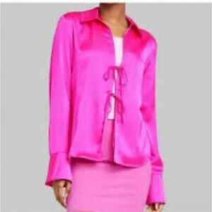 Women's Bell‎ Long Sleeve  Fly Away Top  Wild Fable Magenta Size S Barbie Pink